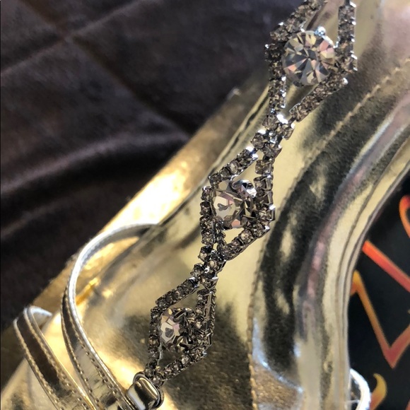 Rhinestone stiletto heels brand new! - Picture 5 of 8